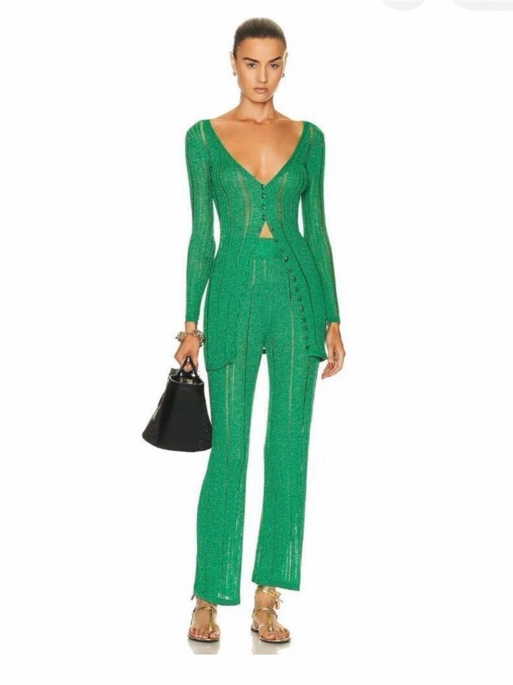 Cult gaia laia ribbed top